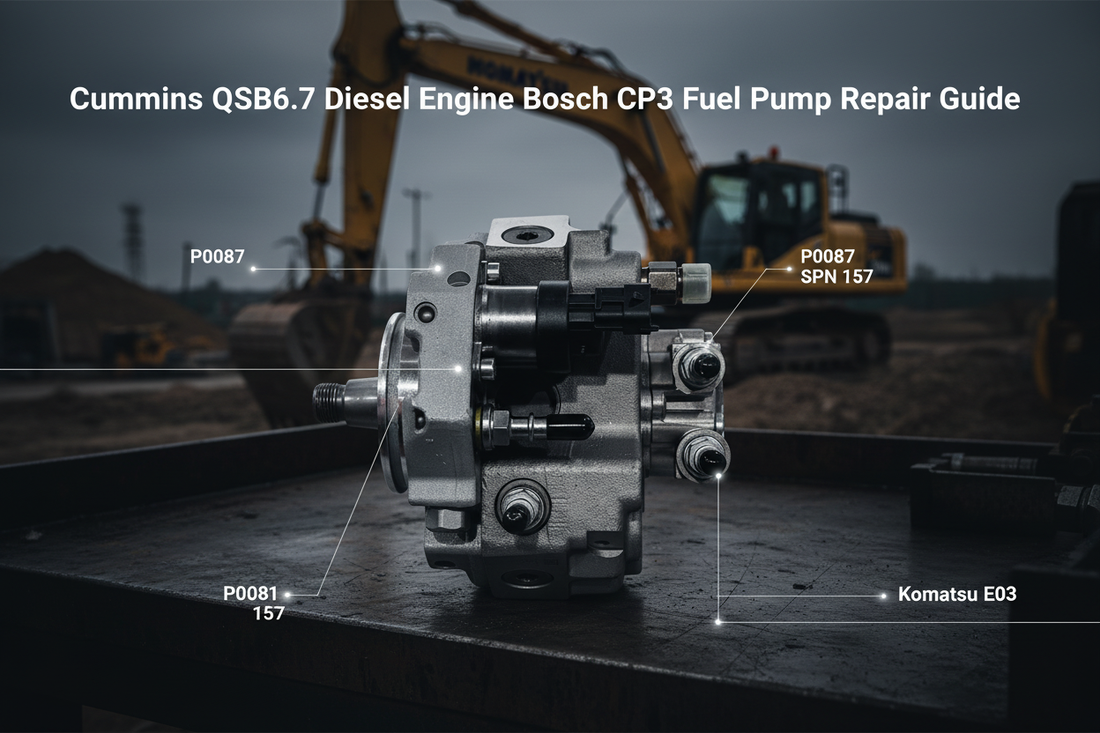 0445020043 Fuel Injection Pump for Cummins QSB6.7: Engineering Repair & Troubleshooting Guide