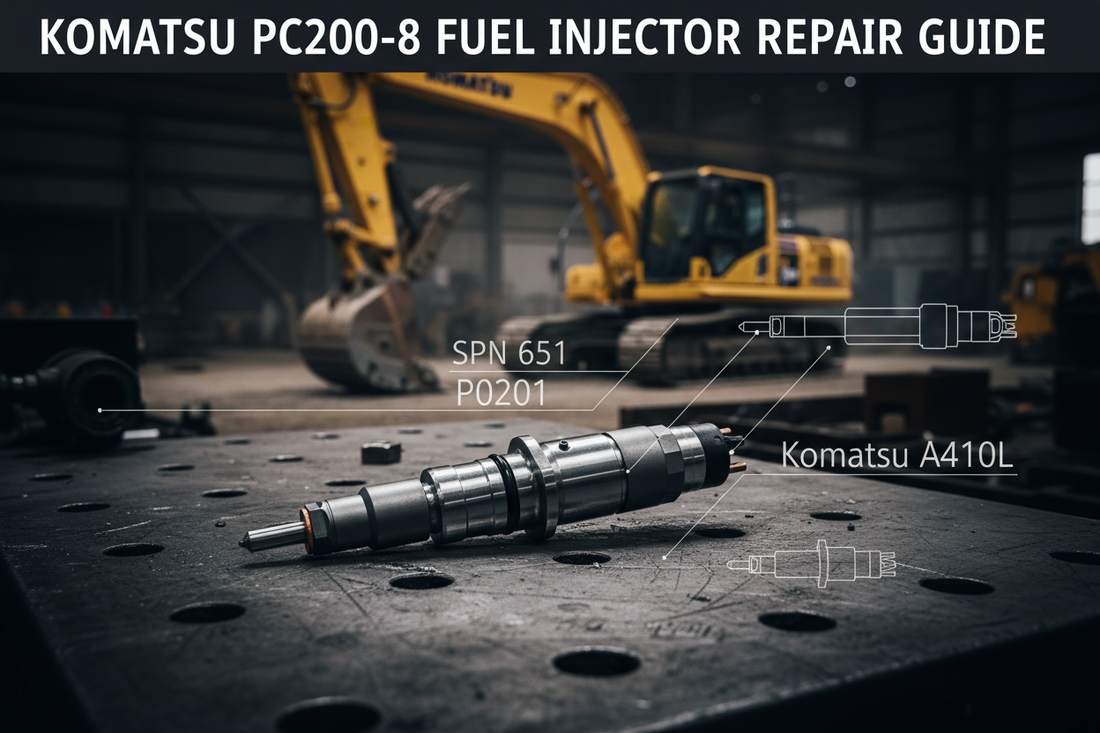 0445120059 Fuel Injector for Komatsu 6D107: Engineering Repair & Troubleshooting Guide
