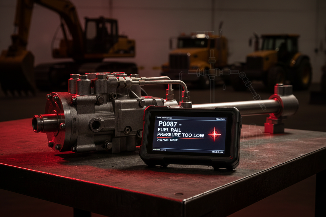 P0087 Fault Code: Fuel Rail Pressure Too Low – Complete Diagnosis & Repair Guide for Diesel Engines